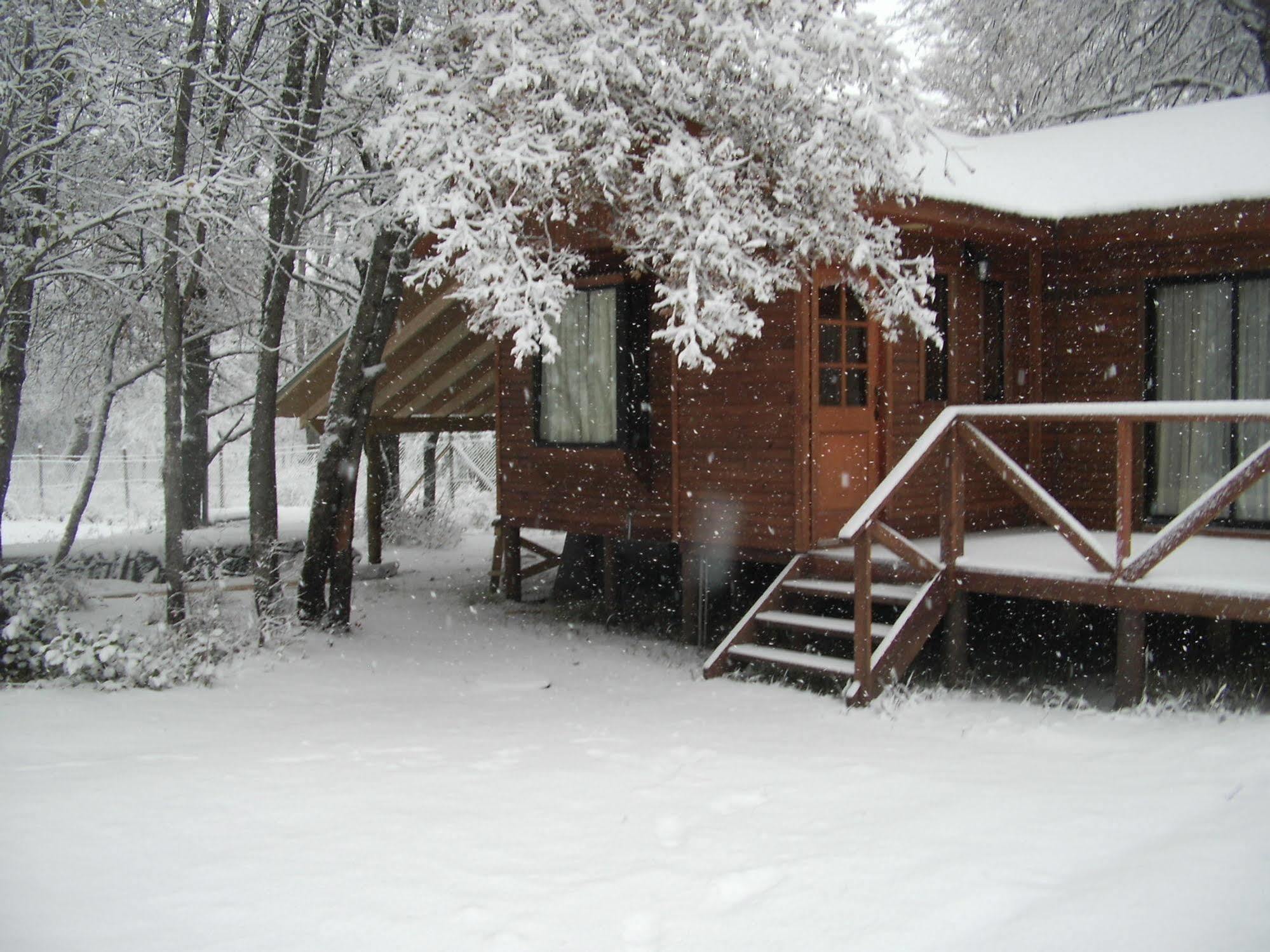 Cabanas Roble Quemado Las Trancas Esterno foto